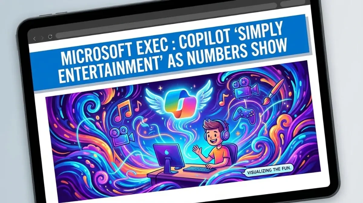 Microsoft Admitted On Its Own Terms That Copilot Is Just Entertainment — And The Numbers Prove It
