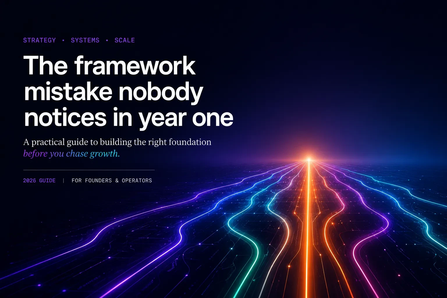 The framework mistake no one notices in the first year